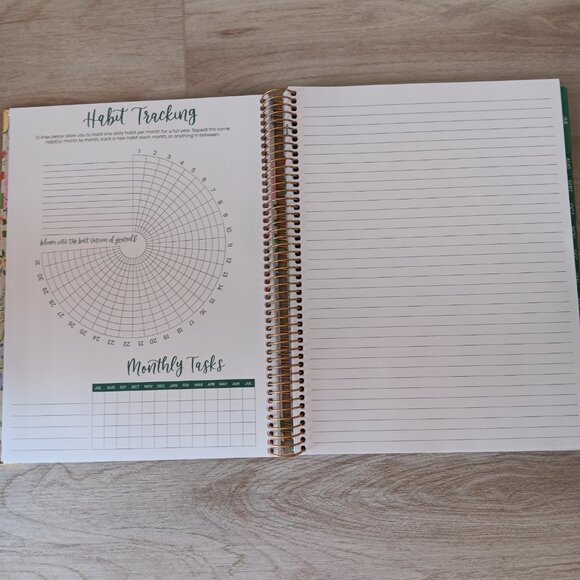 Bloom Planners 2025-2026 Floral Spiral Hard Cover Motivational Monthly Weekly - Picture 10 of 15